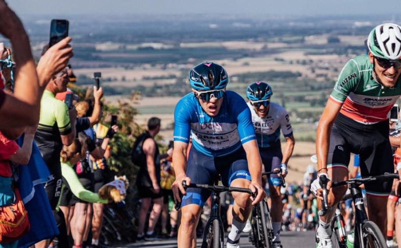 Action from the tour of Britain.