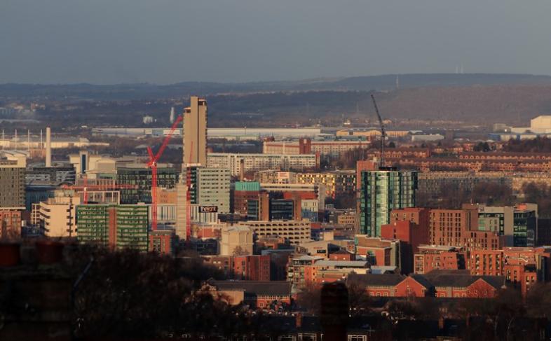 Sheffield skyline.