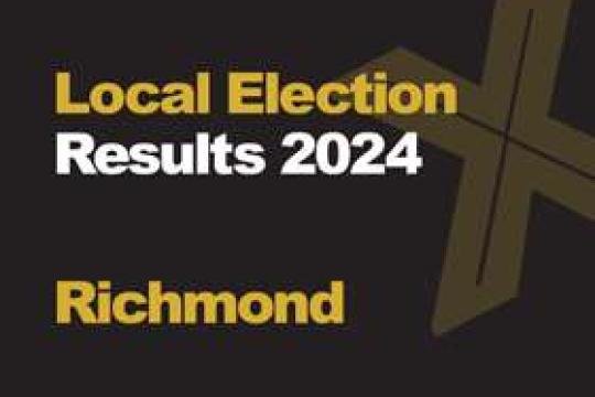 Local Election Results 2024 Richmond banner.