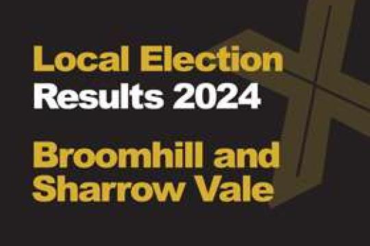 Local Election Results 2024 Broomhill and Sharrow Vale banner.