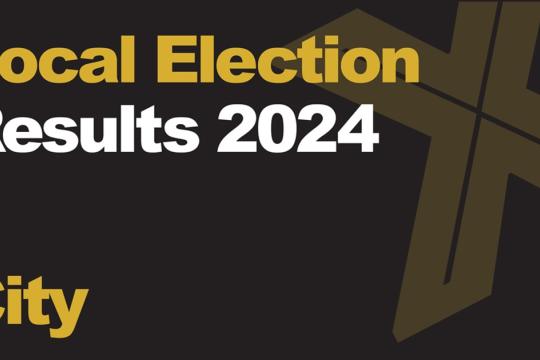 Local Election Results 2024 City banner.