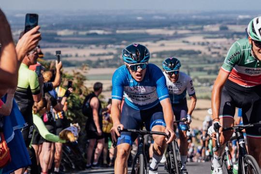 Action from the tour of Britain.