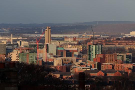 Sheffield skyline.