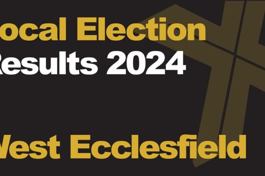 A green background picture with Local Election Results 2024 West Ecclesfield written in front